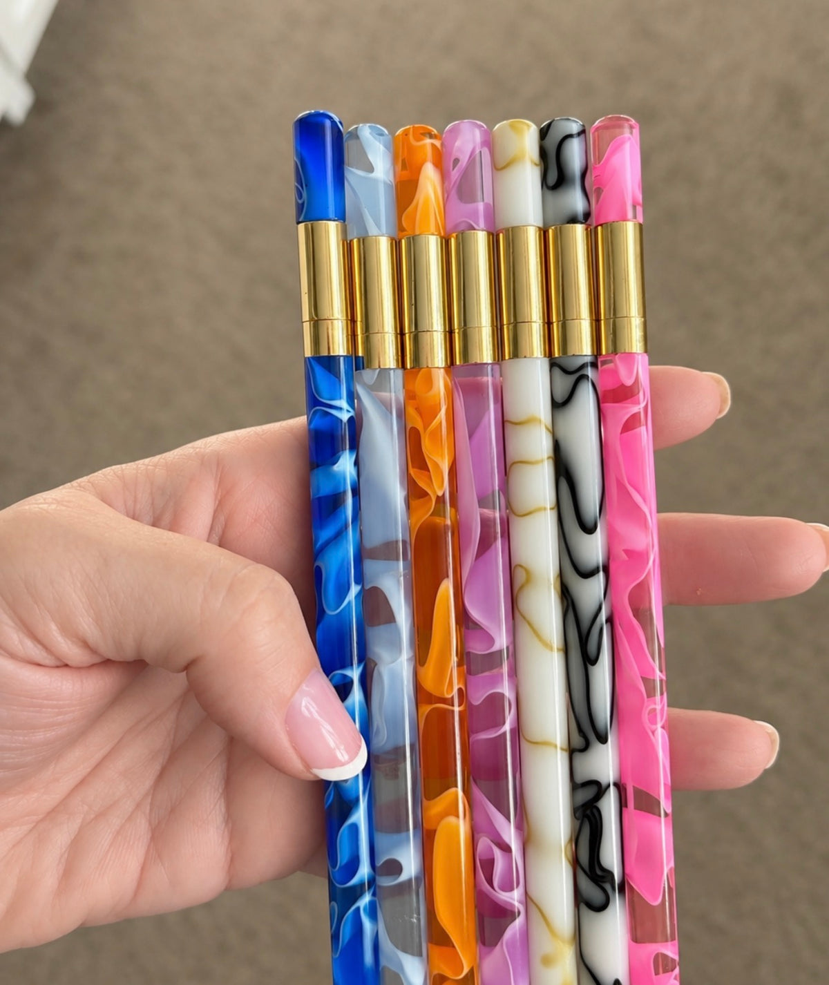 Marbled Inkless Pencil – Assorted Colours ✨