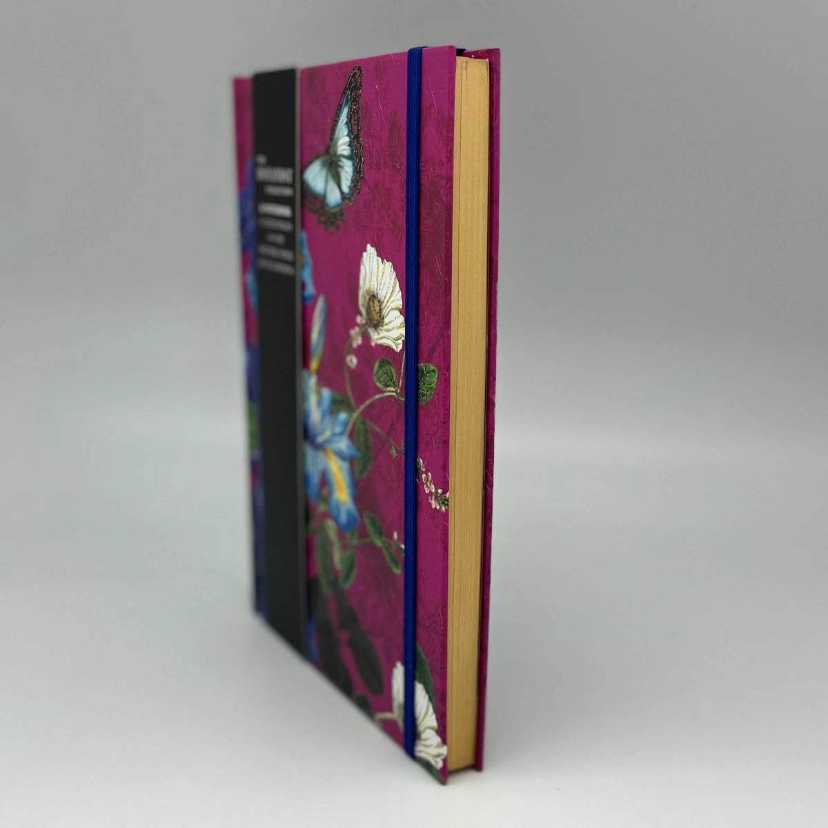 A5 Hardback Notebook Purple Gift Stationery Flowers
