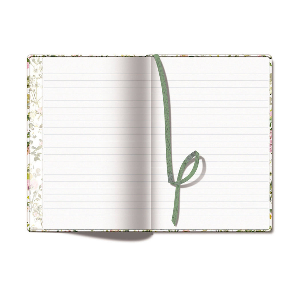 A5 Notebook Hardcover Journal Floral Purple Foil Gift Lined